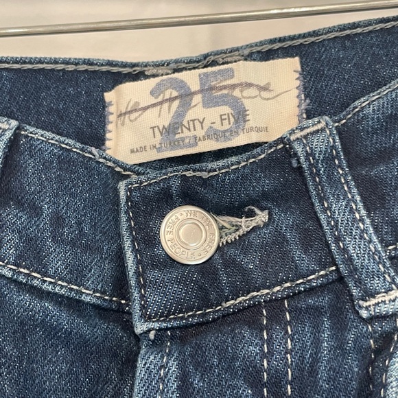 Free People High Waisted Dark Wash Jeans / NWOT - Picture 3 of 6